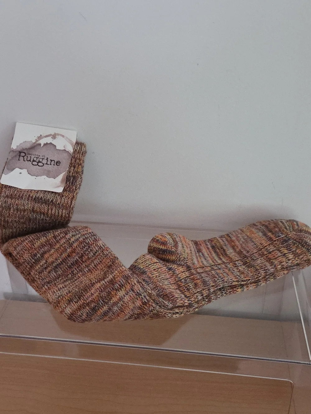 Multicolor Womens Knee High Socks - Brown/Orange Blend...NWT